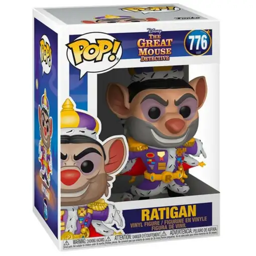 Figura Funko Pop! Películas Basil El Ratón Superdetective Ratigan Modelo 776 | 47