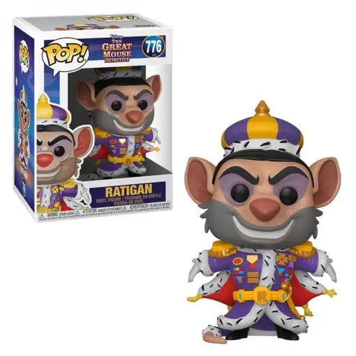 Figura Funko Pop! Películas Basil El Ratón Superdetective Ratigan Modelo 776 | 47