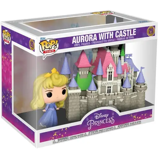Figura Funko Pop! Town Disney Aurora con Castillo Modelo 29 | 56353