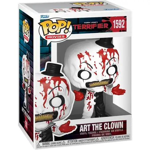Figura Funko Pop! Películas Terrifier 2 Art The Clown con Sangre Modelo 1592 | 80