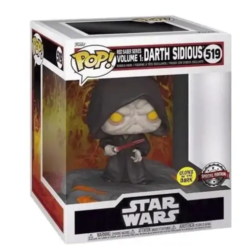Figura Funko Pop! Star Wars Red Saber Series Volume 1 Darth Sidious Modelo 519 |