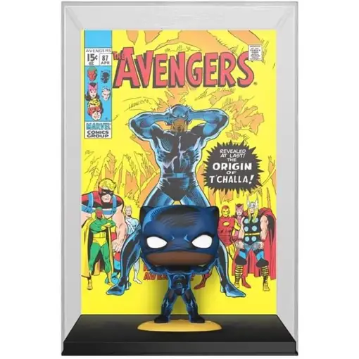 Figura Funko Pop! Comic Covers Marvel The Avengers Black Panther Modelo 36 | 7444