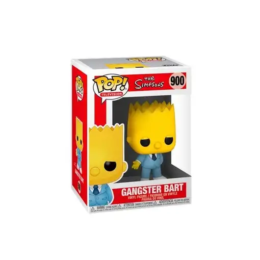Figura Funko Pop! Televisión Los Simpsons Gangster Bart Modelo 900 | 52947
