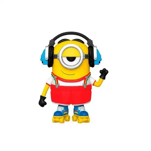 Figura Funko Pop! Películas Minions Roller Skating Stuart Modelo 906 | 47811 Giga Figura Funko Pop! Películas Minions Roller Skating Stuart Modelo 906 | 47811 Giga