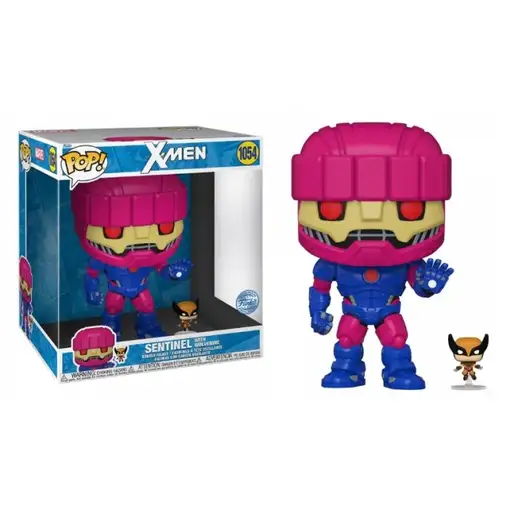 Figura Funko Pop! Marvel Sentinel con Lobezno Modelo 1054 | 66636 Gigante 25 cms