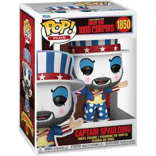 Figura Funko Pop! Plus La Casa de los 1000 Cadáveres Capitán Spaulding Modelo 18