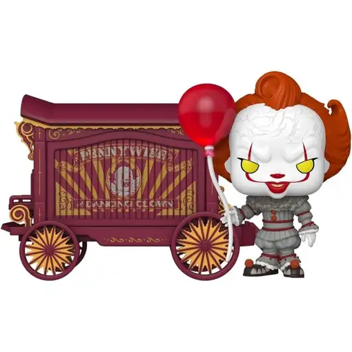 Figura Funko Pop! Películas It Welcome To Derry Pennywise con Carro Modelo 49 | 8