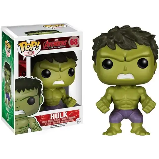 Figura Funko Pop! Marvel Avengers Age of Ultron Hulk Modelo 68| 04776