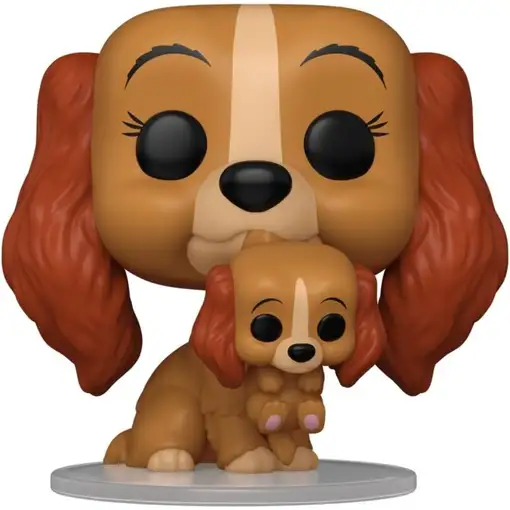 Figura Funko Pop! Disney La Dama y el Vagabundo Dama con Perrita Modelo 1553 | 83