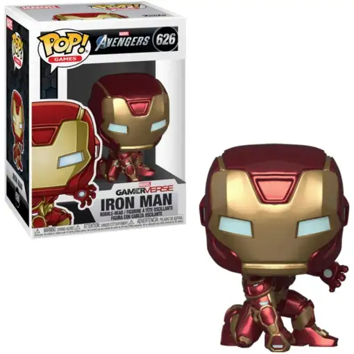 Figura Funko Pop! Marvel Avengers Juego Iron Man Traje Stark Tech Modelo 626 | 47