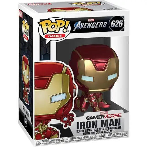Figura Funko Pop! Marvel Avengers Juego Iron Man Traje Stark Tech Modelo 626 | 47