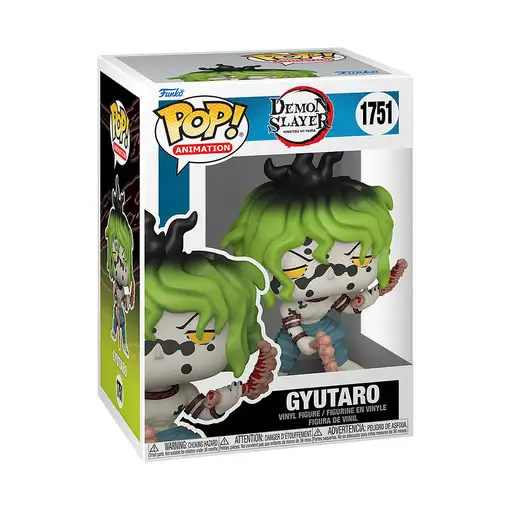Figura Funko Pop! Animación Demon Slayer Gyutaro Modelo 1751 | 80332 Figura Funko Pop! Animación Demon Slayer Gyutaro Modelo 1751 | 80332