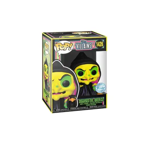 Figura Funko Pop! Disney Villanas Reina Malvada Disfrazada con cuervo Modelo 1426