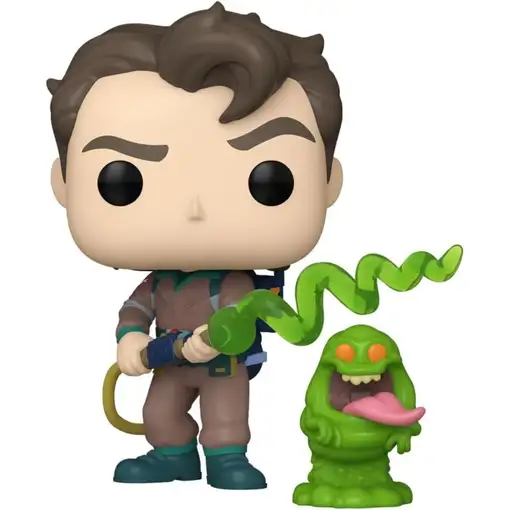 Figura Funko Pop! Películas Cazafantasmas Peter Venkman con Slimer Modelo 1785 | Figura Funko Pop! Películas Cazafantasmas Peter Venkman con Slimer Modelo 1785 |