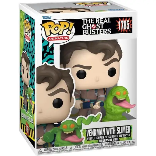 Figura Funko Pop! Películas Cazafantasmas Peter Venkman con Slimer Modelo 1785 |