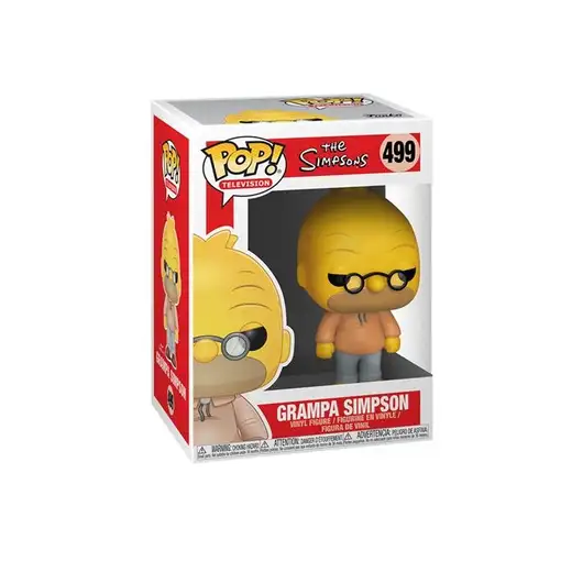 Figura Funko Pop! Televisión Los Simpsons Abuelo Simpson Modelo 499 | 33881