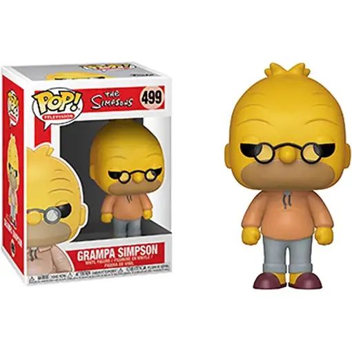 Figura Funko Pop! Televisión Los Simpsons Abuelo Simpson Modelo 499 | 33881