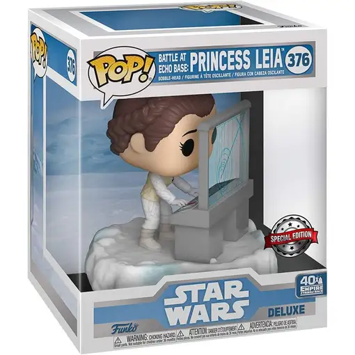 Figura Funko Pop! Star Wars Deluxe Princesa Leia Modelo 376 | 45901 Edición Espec