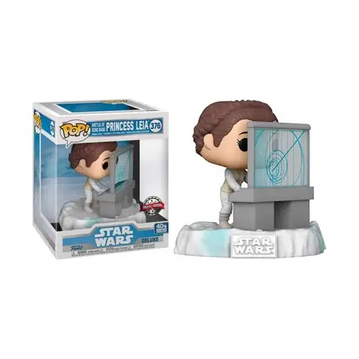 Figura Funko Pop! Star Wars Deluxe Princesa Leia Modelo 376 | 45901 Edición Espec
