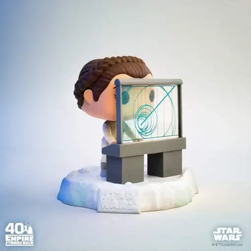 Figura Funko Pop! Star Wars Deluxe Princesa Leia Modelo 376 | 45901 Edición Espec