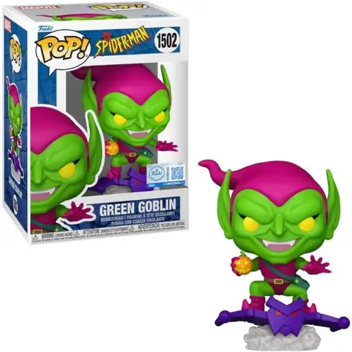 Figura Funko Pop! Marvel Spider-Man Green Goblin Modelo 1502 | 85187 Edición Espe