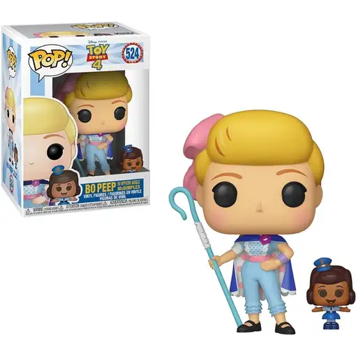 Figura Funko Pop! Disney Toy Story 4 Bo Peep y Oficial McDimples Modelo 524 | 373