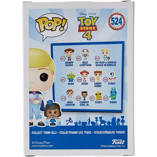 Figura Funko Pop! Disney Toy Story 4 Bo Peep y Oficial McDimples Modelo 524 | 373