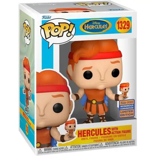 Figura Funko Pop! Disney Hércules Modelo 1329 | 69370 Edición Limitada Convención