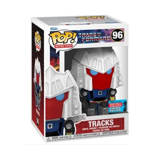 Figura Funko Pop! Retro Toys Transformers Tracks Modelo 96 | 58608 Edición Limita
