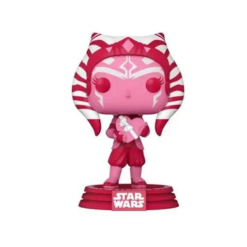 Figura Funko POP! Star Wars Ahsoka Modelo 496 | 60120 Edición Especial San Valent