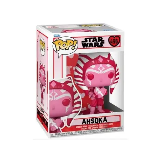 Figura Funko POP! Star Wars Ahsoka Modelo 496 | 60120 Edición Especial San Valent