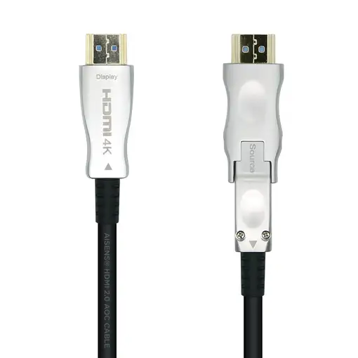 AISENS Cable HDMI V2.0 AOC Desmontable Premium Alta Velocidad / HEC 4k@60Hz 4:4:4