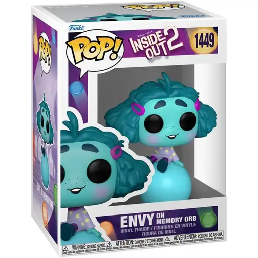 Figura Funko Pop! Disney Inside Out 2 Envidia sobre el Orbe de la Memoria Modelo