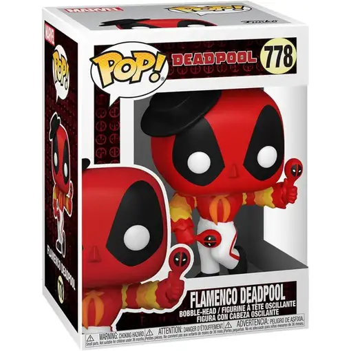 Figura Funko Pop! Marvel Deadpool Deadpool Flamenco Modelo 778 | 54656