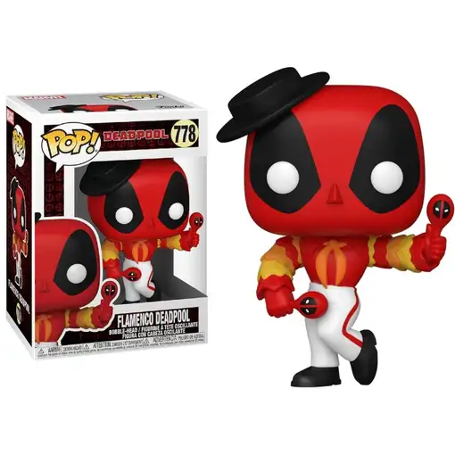 Figura Funko Pop! Marvel Deadpool Deadpool Flamenco Modelo 778 | 54656