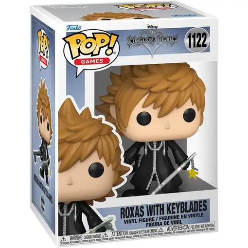 Figura Funko Pop! Juegos Kingdom Hearts Roxas con Llave de Espada Modelo 1122 | 8