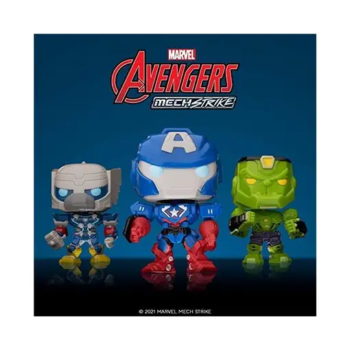 Figura Funko Pop! Marvel Los Vengadores Mech Strike Capitán América Modelo 829 |