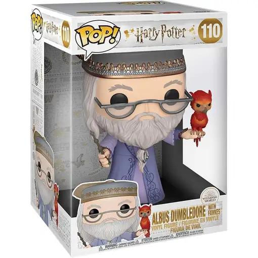 Figura Funko Pop! Harry Potter Albus Dumbledore con Fawkes Modelo 110 | 48038 | G