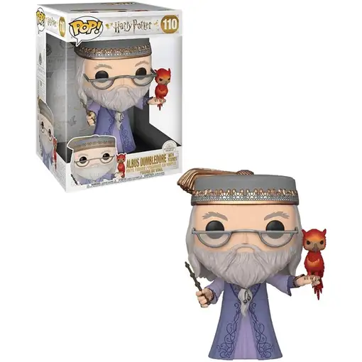 Figura Funko Pop! Harry Potter Albus Dumbledore con Fawkes Modelo 110 | 48038 | G
