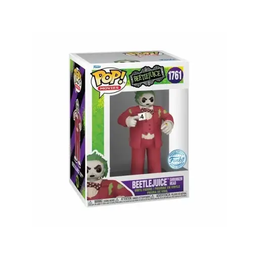 Figura Funko Pop! Películas Beetlejuice Cabeza Encogida Modelo 1761 | 84862 Edici