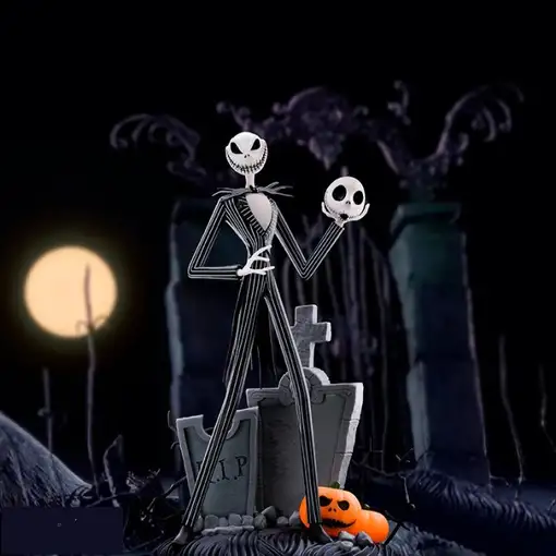 Figura Abystyle Pesadilla antes de Navidad Modelo Jack cara sonriente