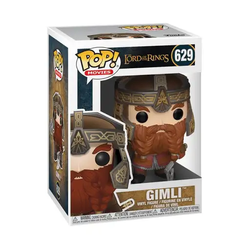 Figura Funko Pop! Películas El Señor de los Anillos Gimli Modelo 629 | 33248