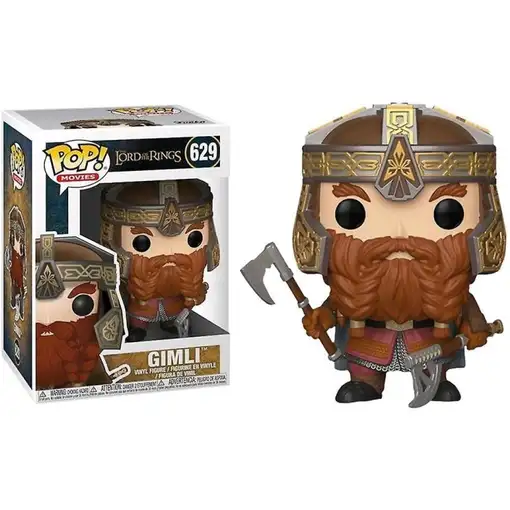 Figura Funko Pop! Películas El Señor de los Anillos Gimli Modelo 629 | 33248