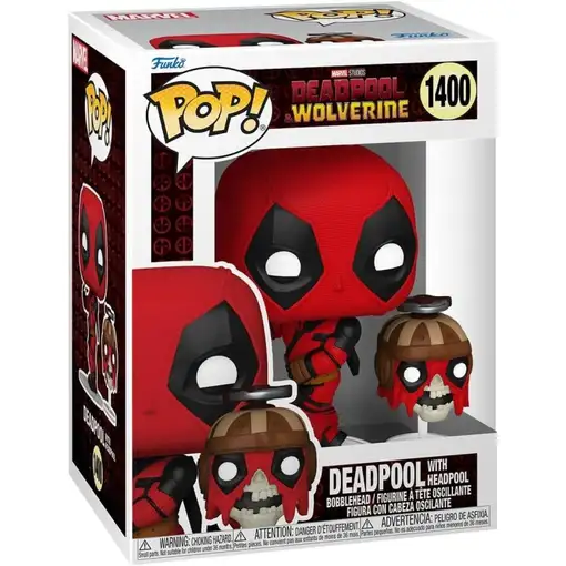 Figura Funko Pop! Marvel Deadpool y Lobezno Deadpool con Headpool Modelo 1400 | 7