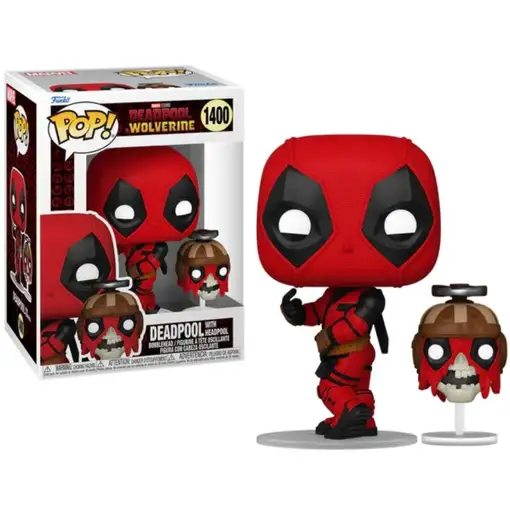 Figura Funko Pop! Marvel Deadpool y Lobezno Deadpool con Headpool Modelo 1400 | 7
