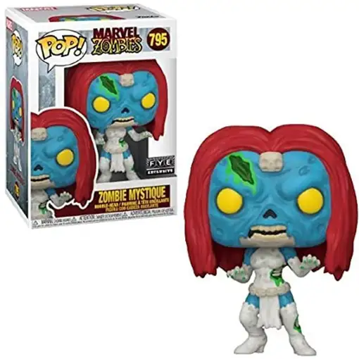 Figura Funko Pop! Marvel Zombies Zombie Mística Modelo 795 | 54636 Edición Especi