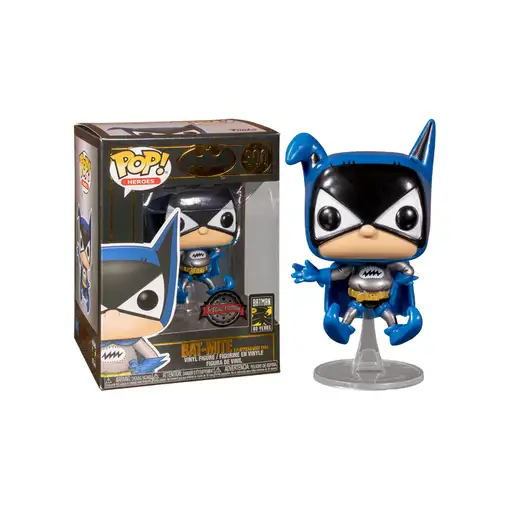 Figura Funko Pop! DC Comics 80th Primera Aparición Batman (Bat-Mite) Modelo 300 E