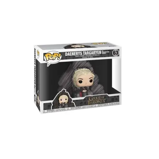 Figura Funko Pop! Televisión Juego de Tronos Daenerys Targaryen en Trono de Rocad