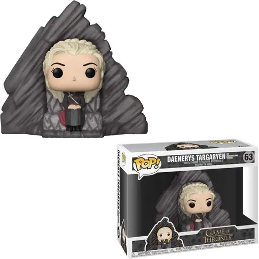 Figura Funko Pop! Televisión Juego de Tronos Daenerys Targaryen en Trono de Rocad