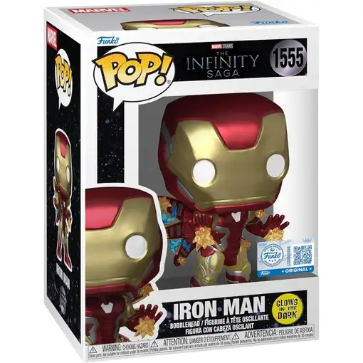 Figura Funko Pop! Marvel Infinity Saga Iron Man Modelo 1555 | 88664 | Edición Esp